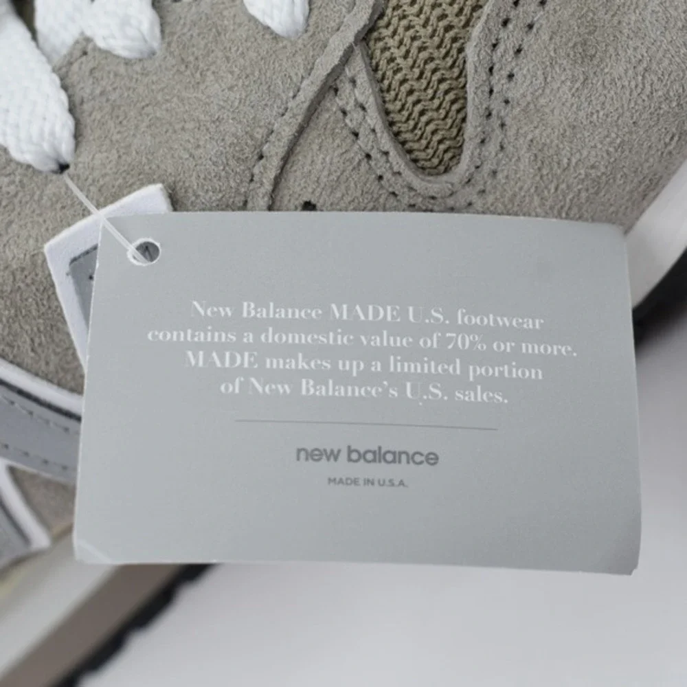 New Balance 996 Made in USA MIUSA Suede Sneakers Size M 10 / W 11.5‎ Grey U996GR